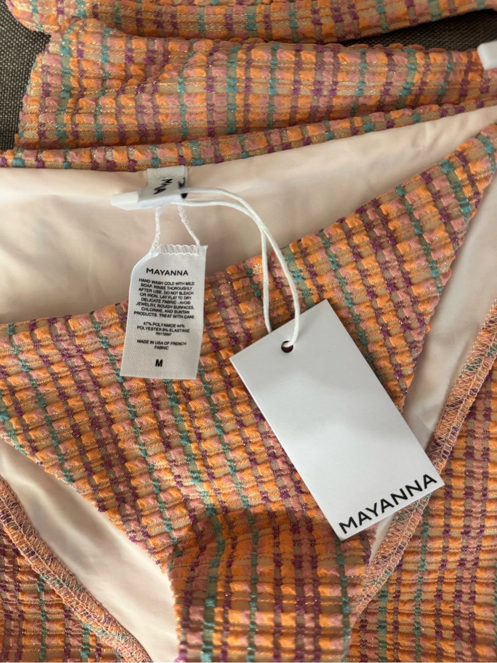 NWT Mayanna Estrella 3 Piece Swimsuit in Sunset